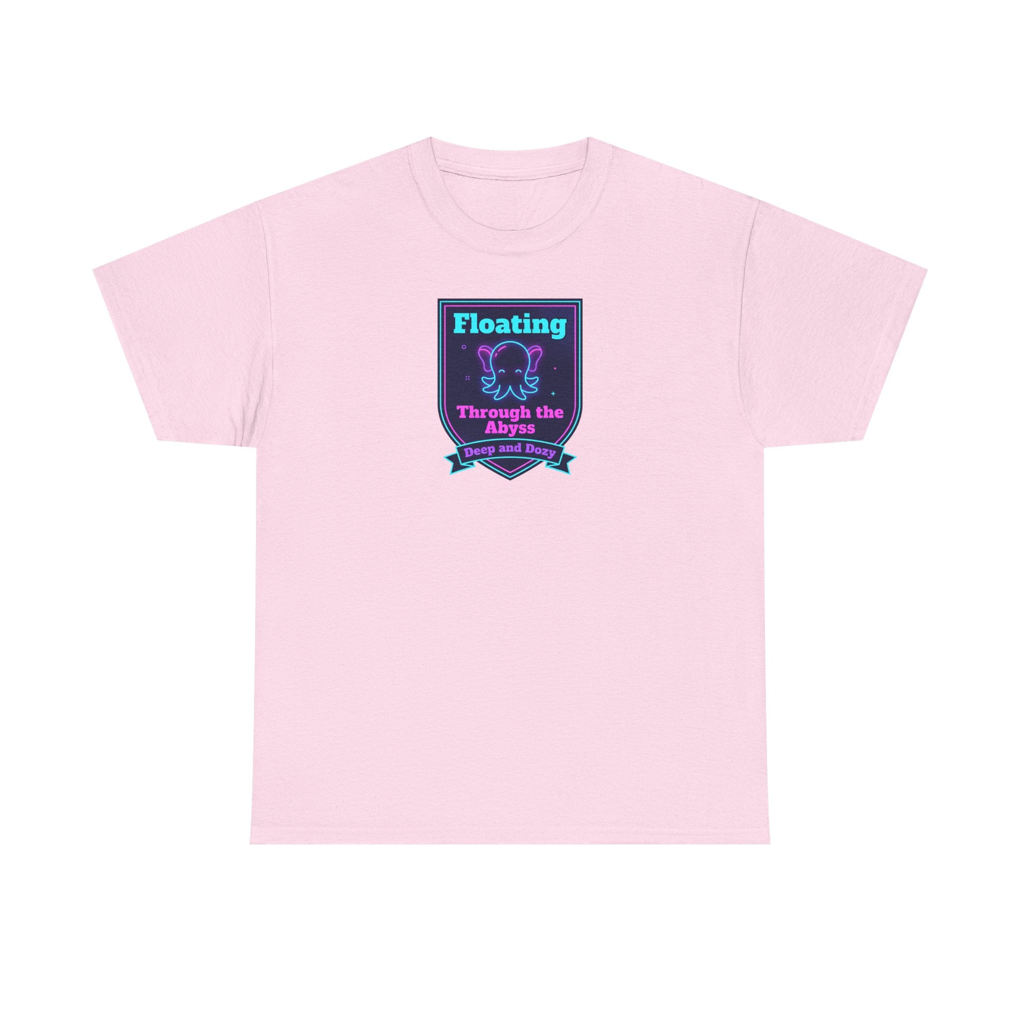 Floating Through the Abyss Tee | Neon Octopus Graphic