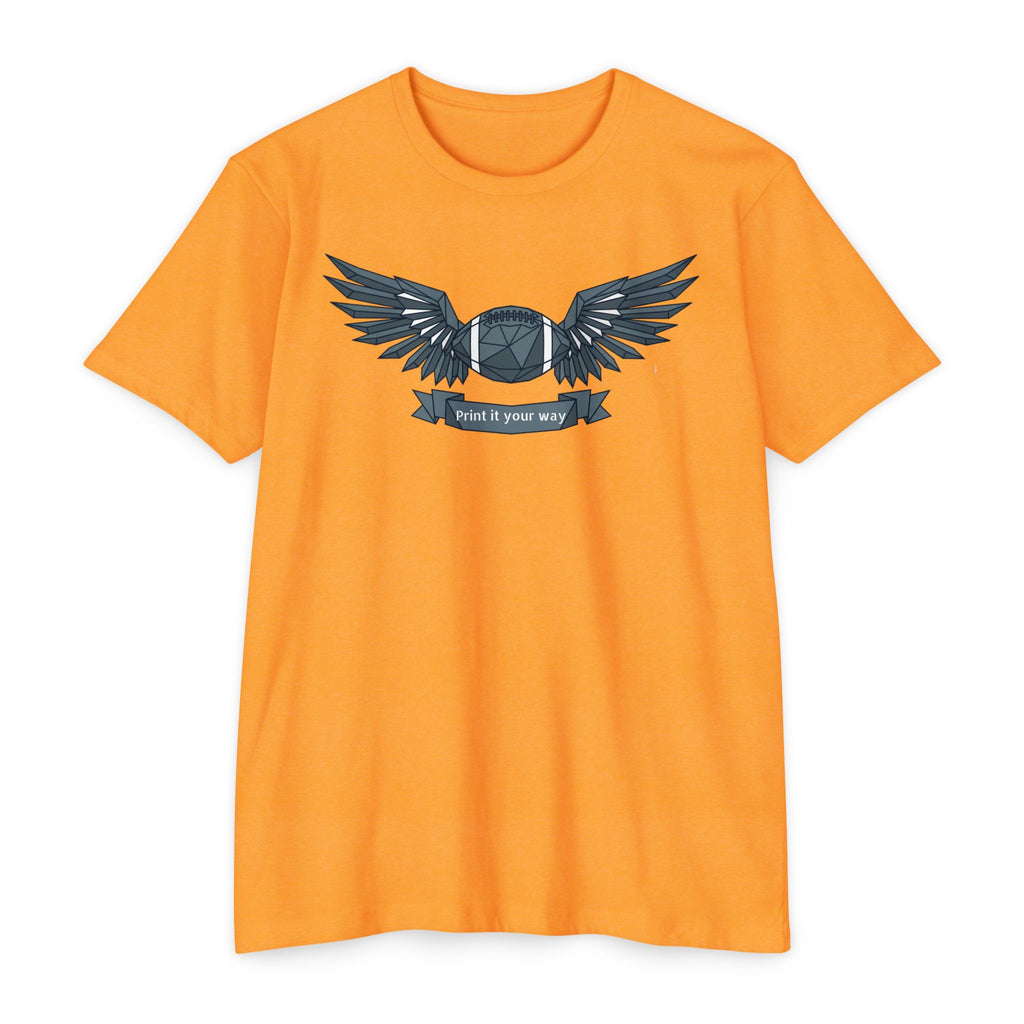 Custom Camera T-Shirt Personalized Winged Camera Emblem Tee Add Your Name or Motto Photographer Gift