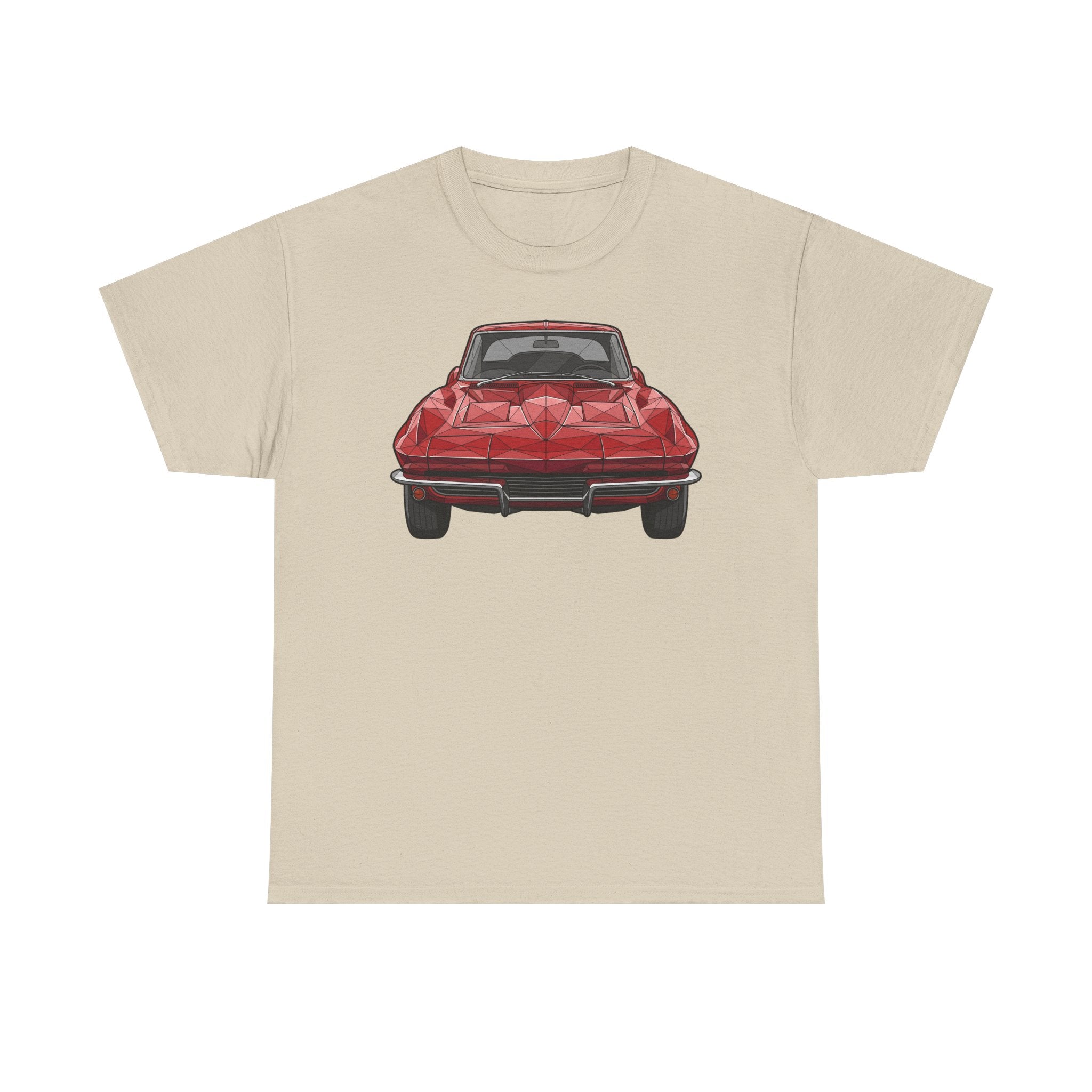 Retro Split Window Sports Coupe T-Shirt | Front and Rear View