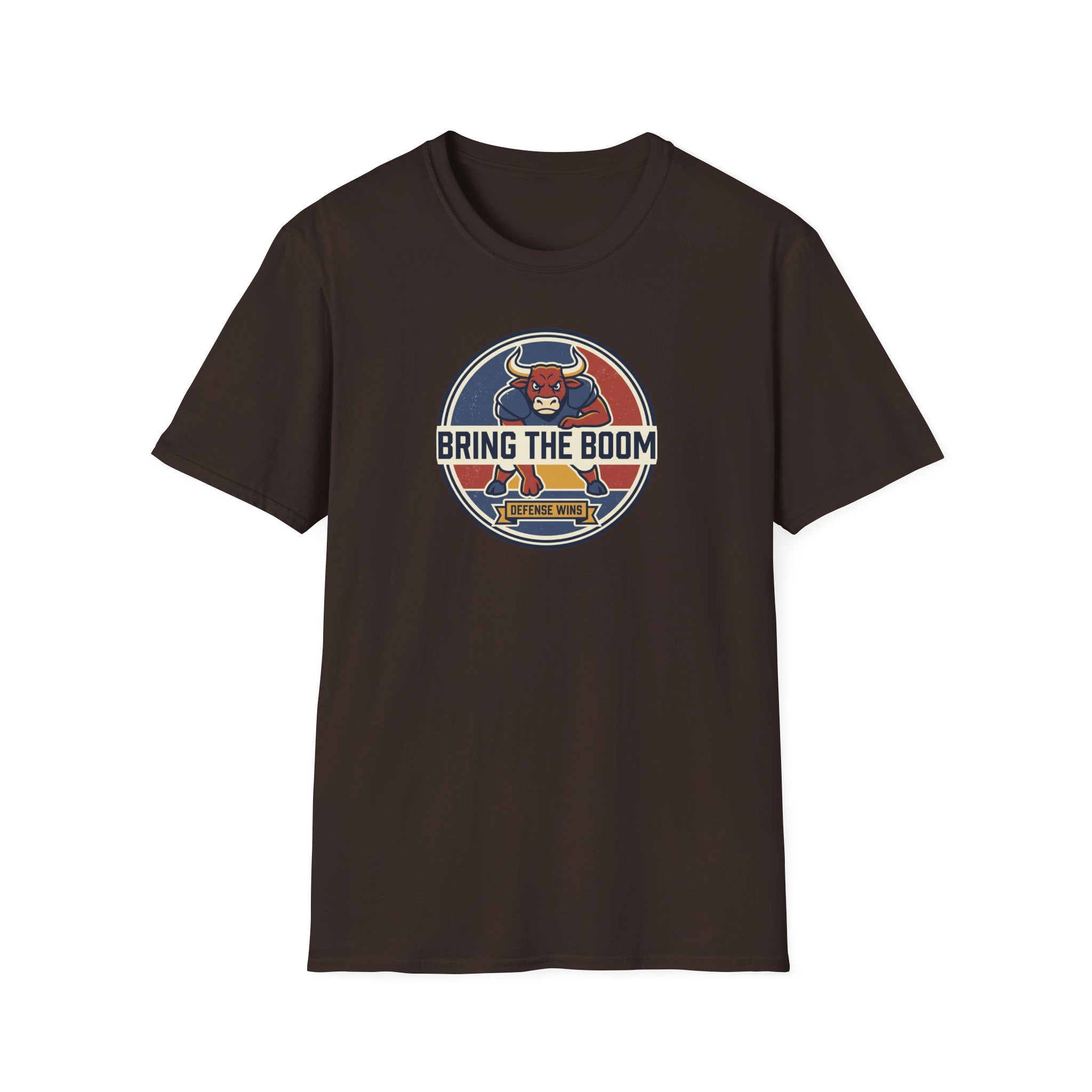 Bull Mascot T-Shirt | Vintage Sports Team Spirit Graphic Tee