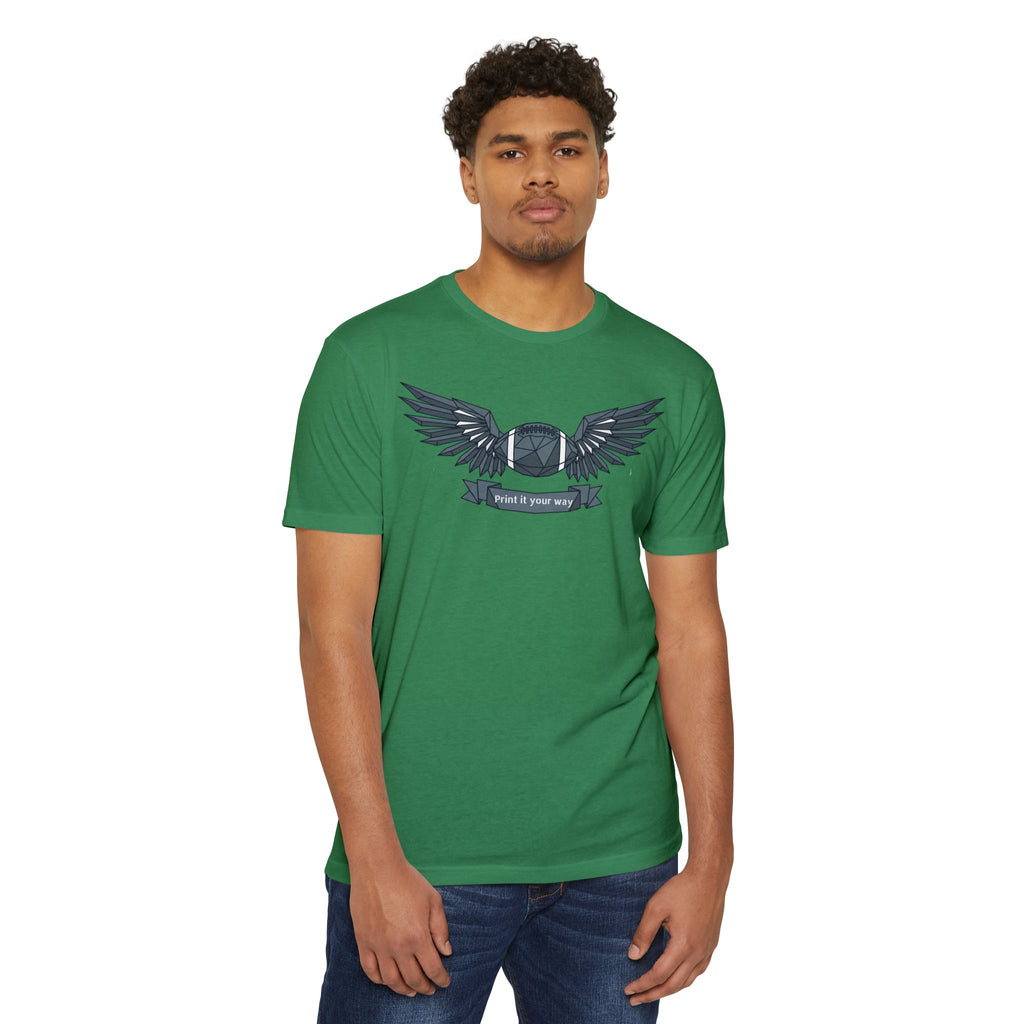 Custom Camera T-Shirt Personalized Winged Camera Emblem Tee Add Your Name or Motto Photographer Gift