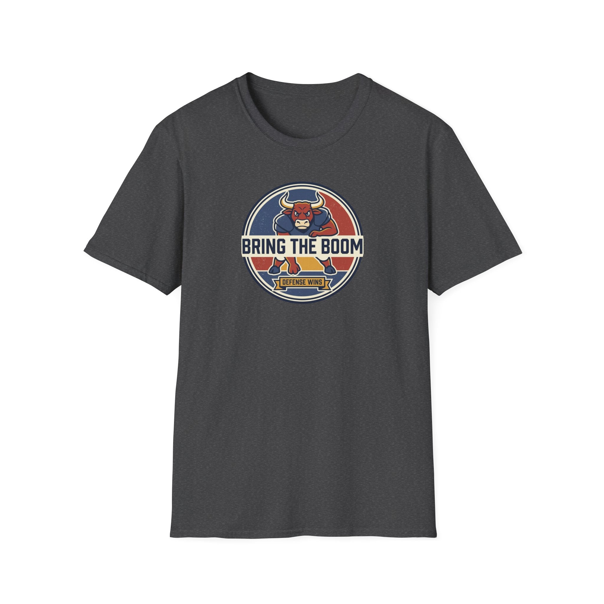 Bull Mascot T-Shirt | Vintage Sports Team Spirit Graphic Tee