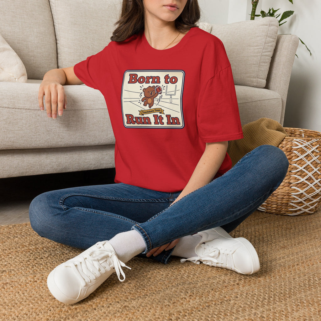 Funny Sports Bear T-Shirt | Cute Game Day Humor Graphic Tee