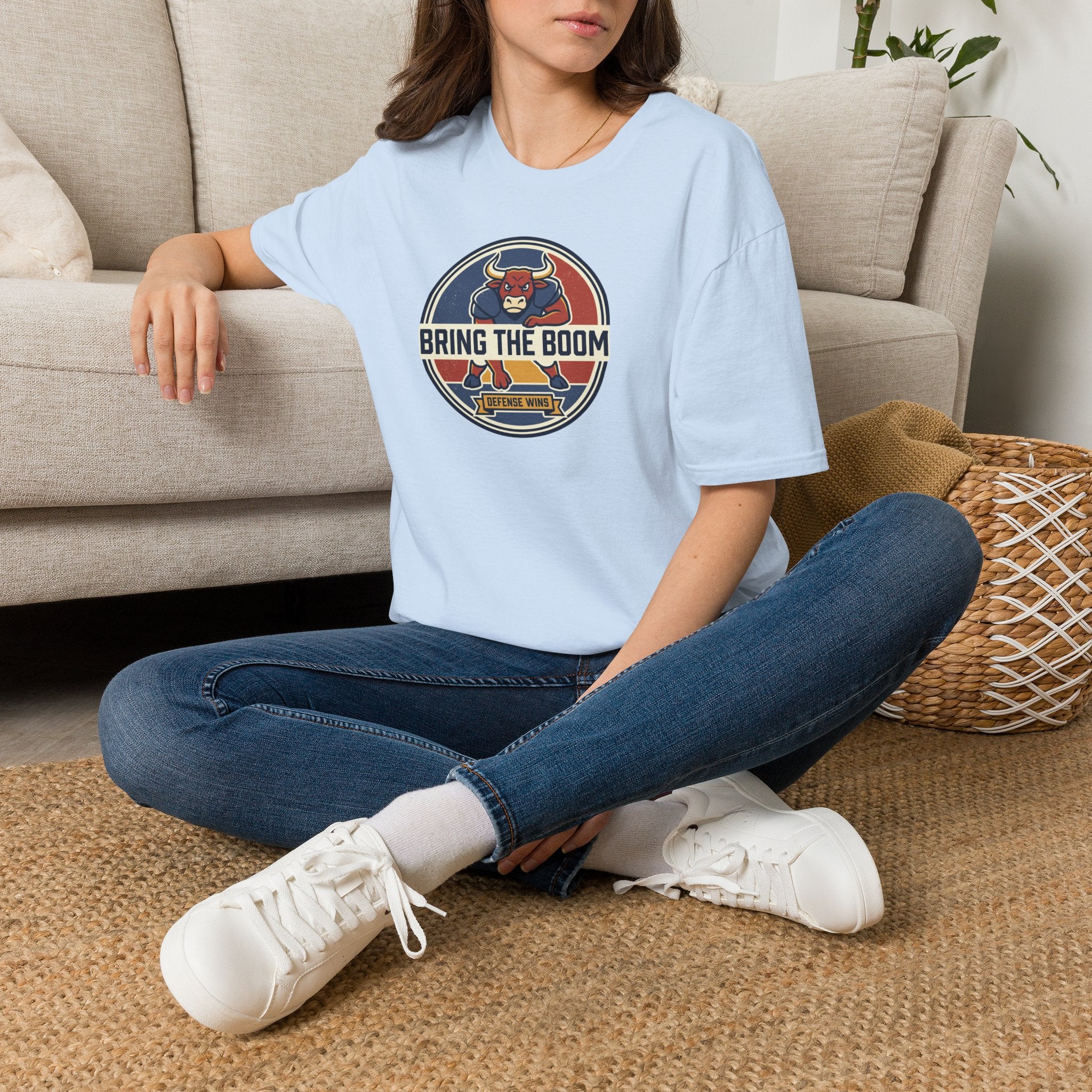Bull Mascot T-Shirt | Vintage Sports Team Spirit Graphic Tee