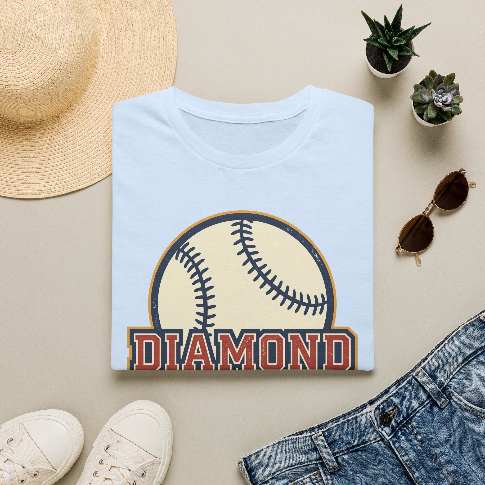Vintage Baseball T-Shirt | Retro Softball Diamond Graphic Tee
