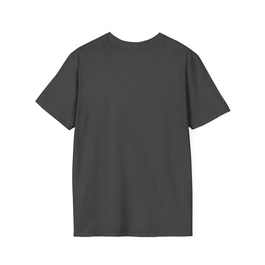 Dark Heather T-shirt, solid color, crew neck