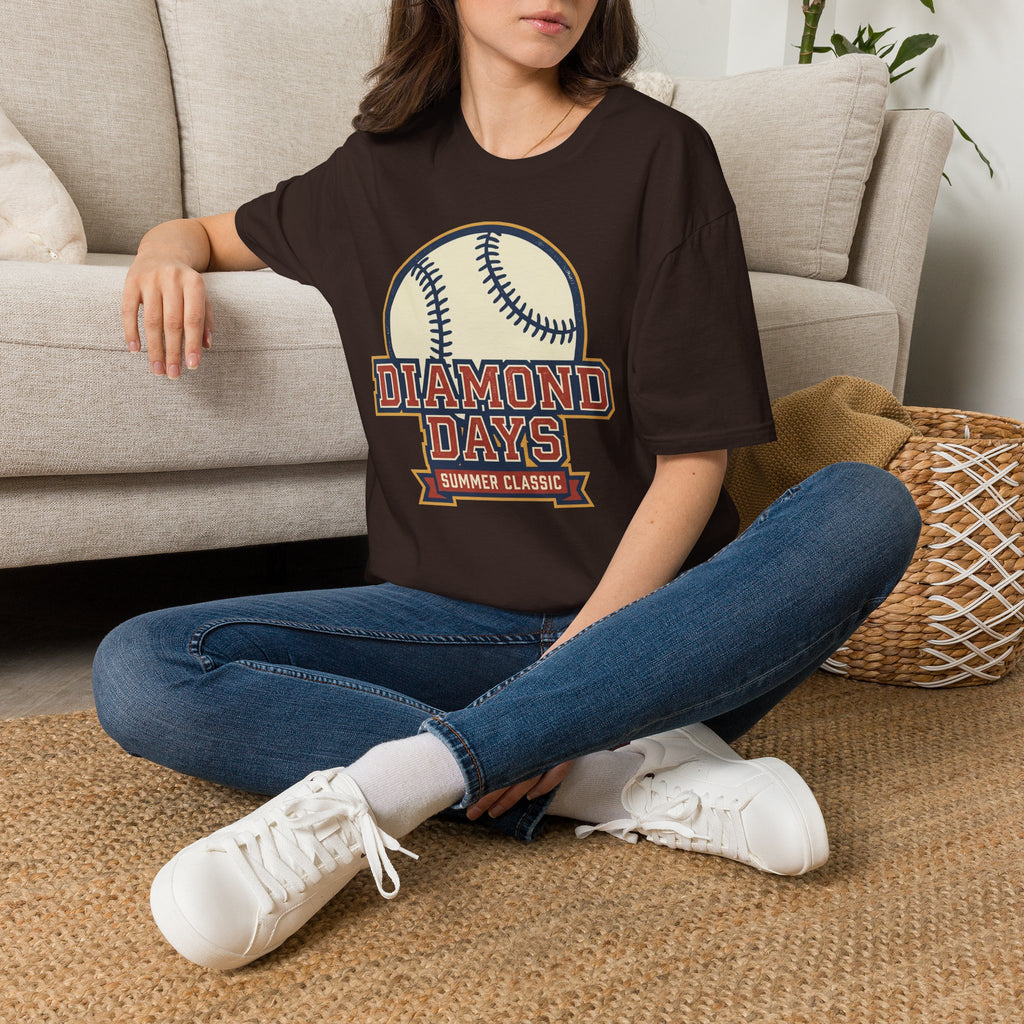 Vintage Baseball T-Shirt | Retro Softball Diamond Graphic Tee