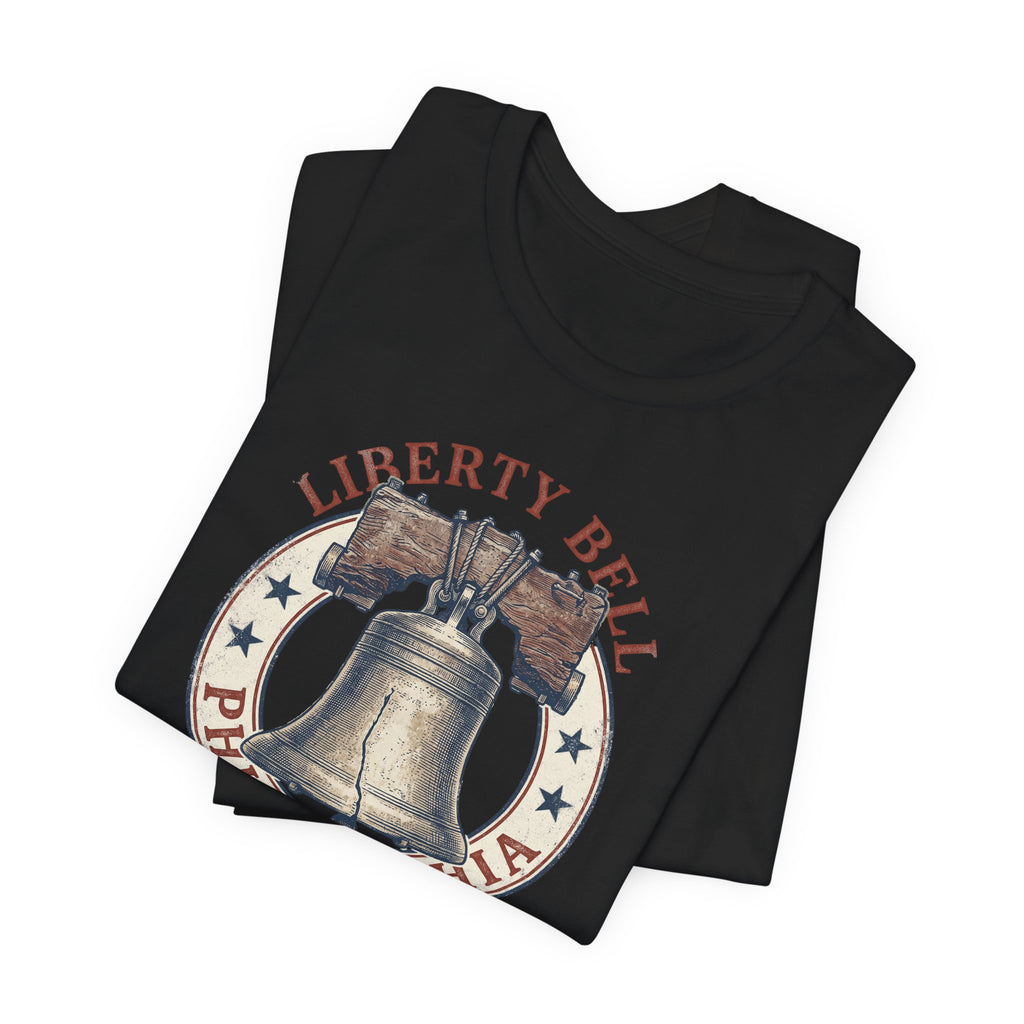 Liberty Bell Philadelphia T-Shirt | Vintage Patriotic Americana Tee