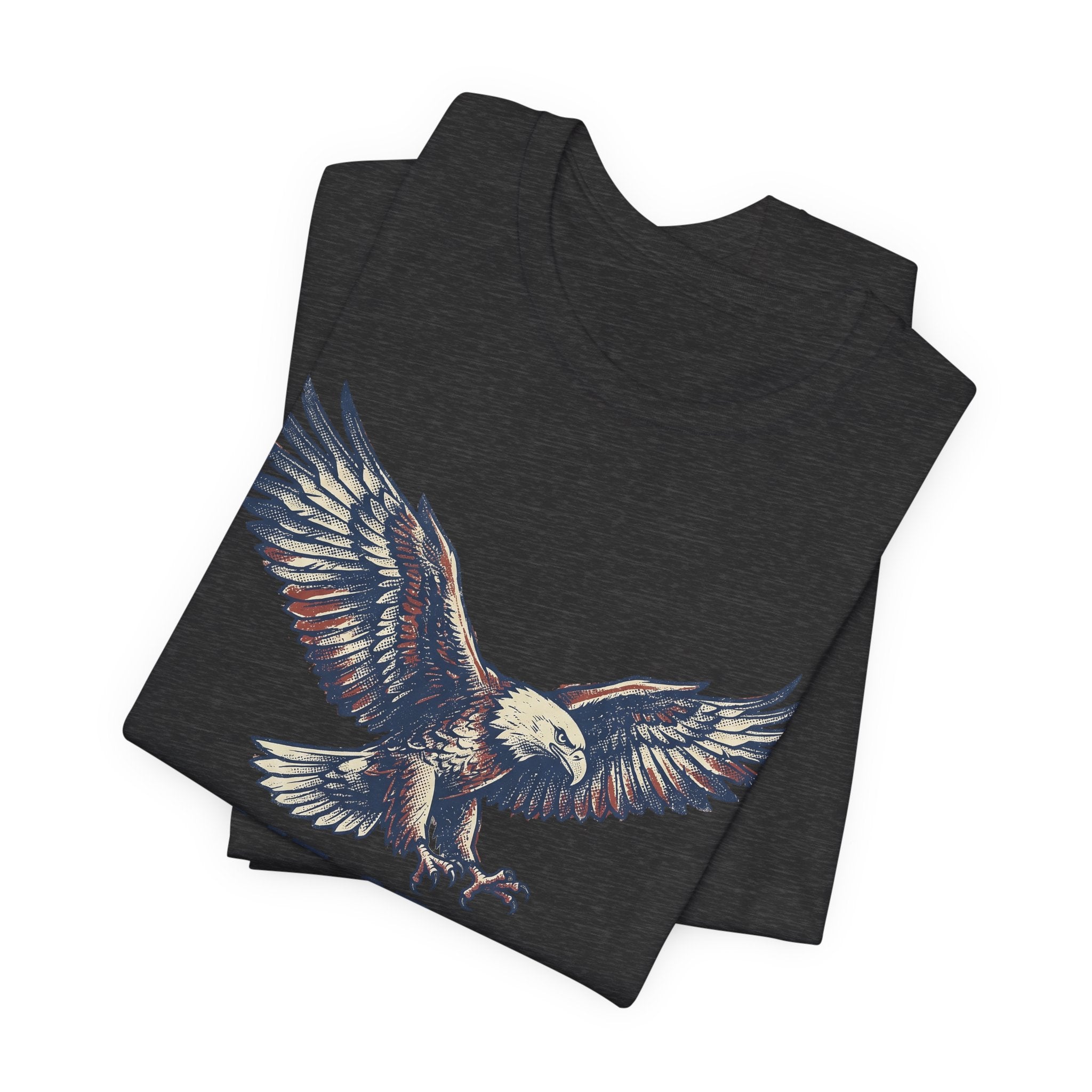 Home of the Brave Bald Eagle T-Shirt — Patriotic Americana Graphic Tee