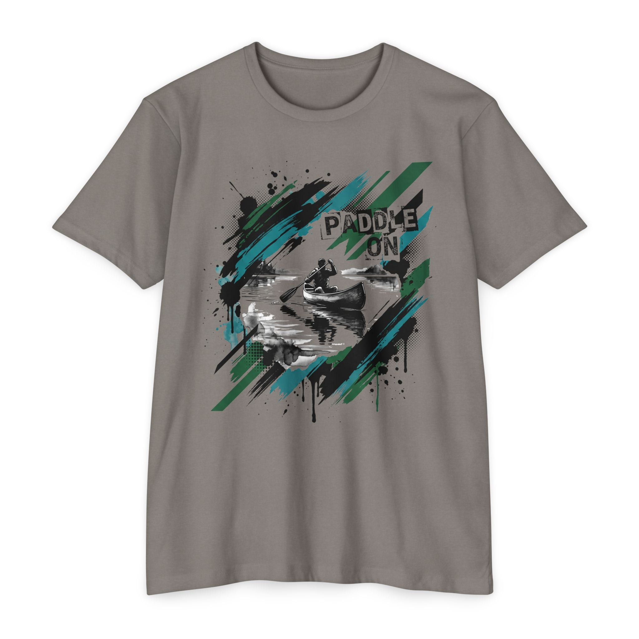 Kayaker T-Shirt Paddle On Kayaking Canoe Graphic Tee Water Sports Paddler Gift Outdoor Adventure Unisex