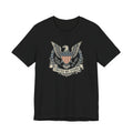 American Eagle Shield United We Stand T-Shirt | Patriotic USA Flag Crest Graphic Tee